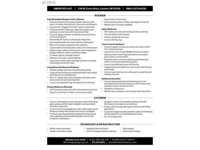 139 Se CURTIS Dr, Corbett, OR 97019