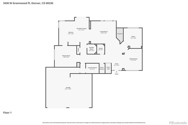 3430 W Greenwood Place, Denver, CO 80236