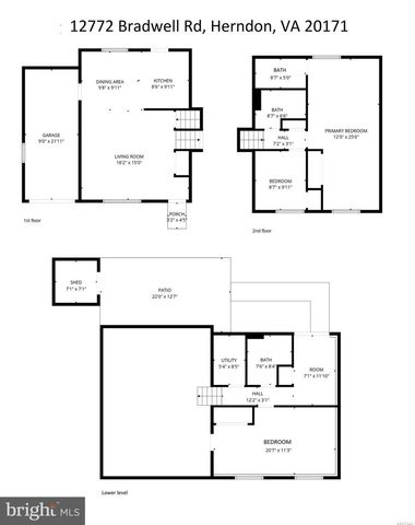 12772 BRADWELL RD, Herndon, VA 20171