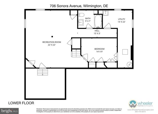 706 SONORA AVE, Wilmington, DE 19809
