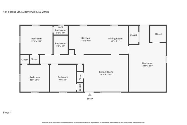 411 Forest Circle, Summerville, SC 29483