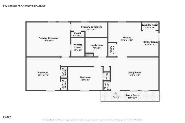 910 Canton Place, Charlotte, NC 28206