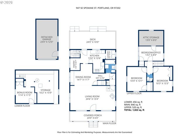 947 Se SPOKANE St Se, Portland, OR 97202