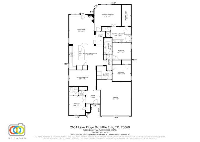 2651 Lake Ridge Drive, Little Elm, TX 75068