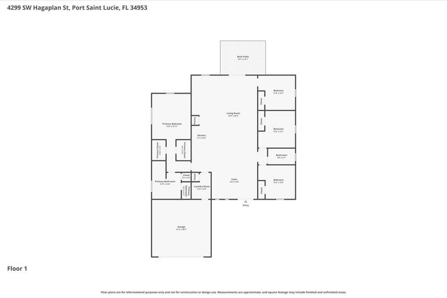 4299 SW Hagaplan Street, Port St. Lucie, Port St Lucie, FL 34953