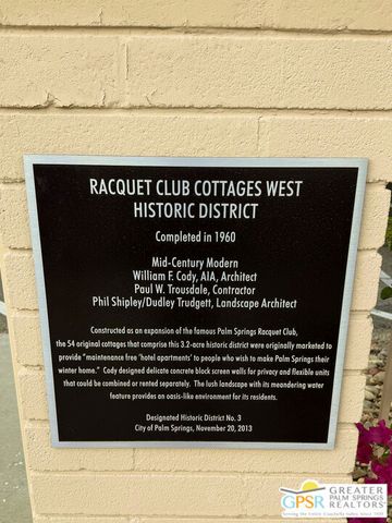 360 Cabrillo Road 101, Palm Springs, CA 92262