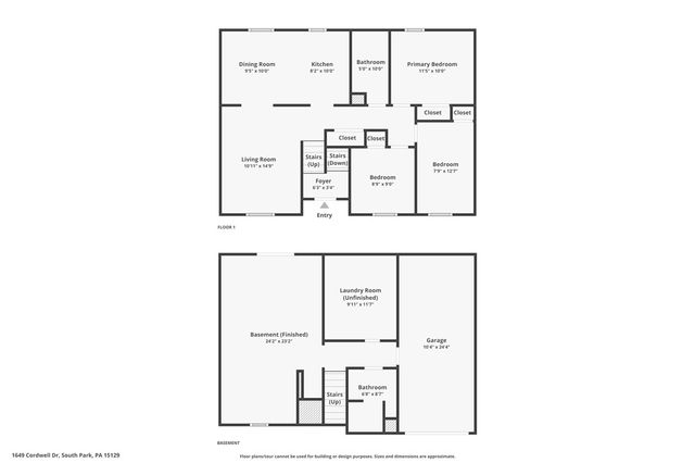 1649 Cordwell Dr., South Park, PA 15129