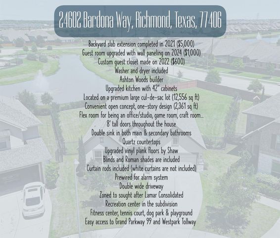 24602 Bardona Way, Richmond, TX 77406