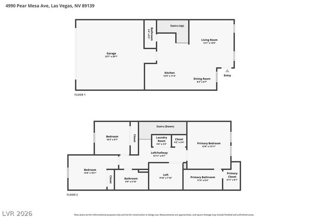 4990 Pear Mesa Avenue, Las Vegas, NV 89139