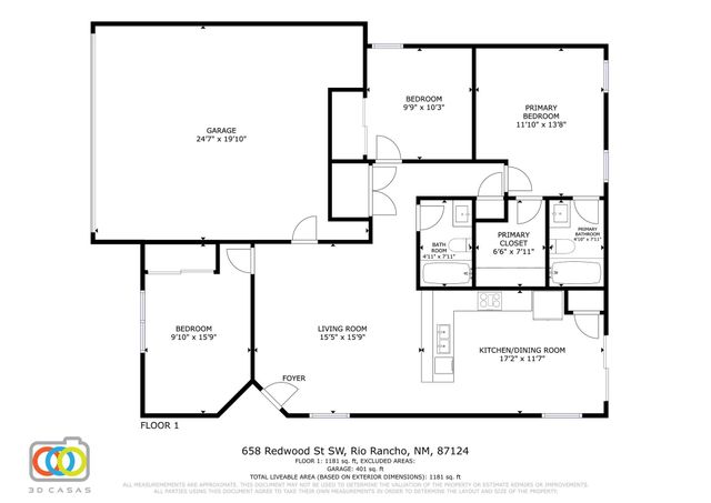 658 REDWOOD Street SW, Rio Rancho, NM 87124