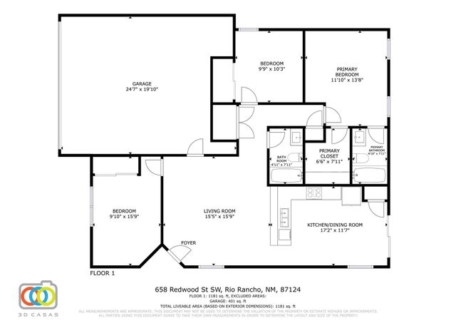 658 REDWOOD Street SW, Rio Rancho, NM 87124