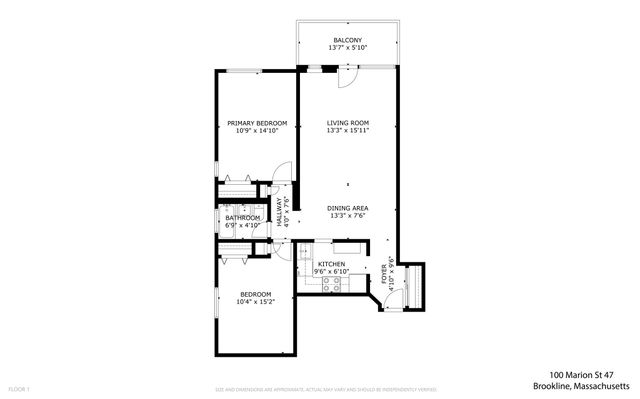100 Marion St 47, Brookline, MA 02446