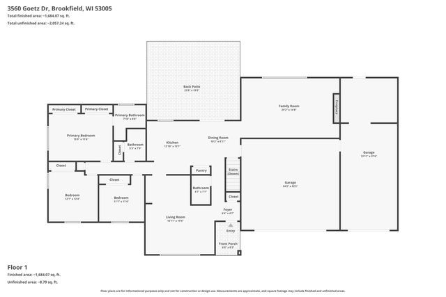 3560 Goetz DRIVE, Brookfield, WI 53005