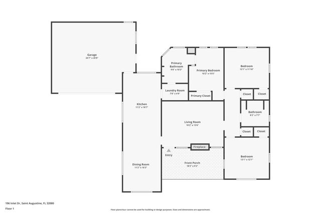 196 Inlet Dr, St Augustine, FL 32080