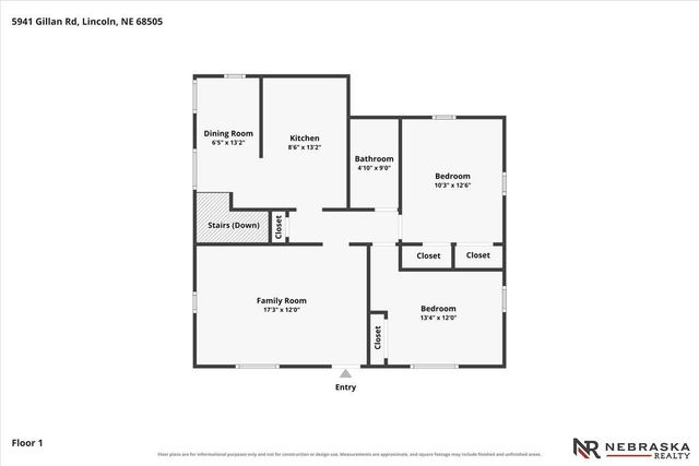 5941 Gillan Road, Lincoln, NE 68505