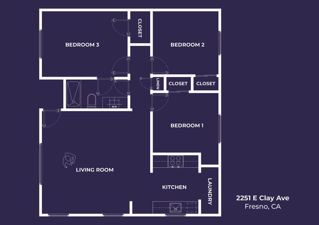 2251 E Clay Avenue, Fresno, CA 93701