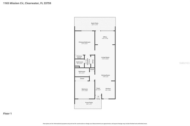 1165 MISSION CIRCLE 53F, Clearwater, FL 33759