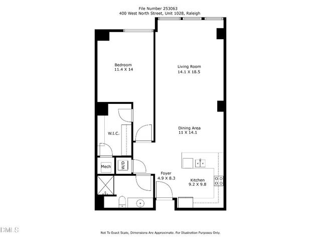 400 W North Street 1028, Raleigh, NC 27603