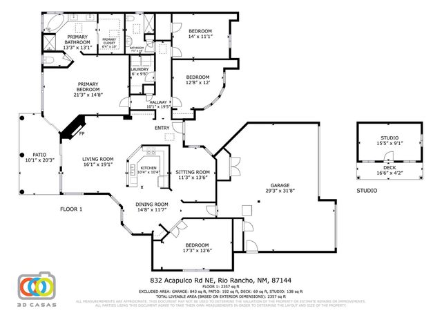 832 ACAPULCO Road NE, Rio Rancho, NM 87144