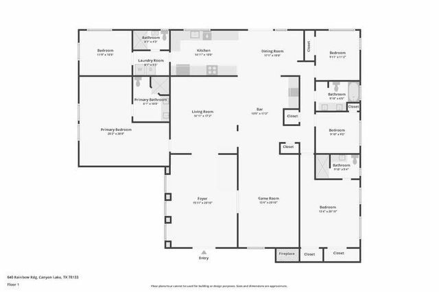 640 Rainbow Ridge, Canyon Lake, TX 78133