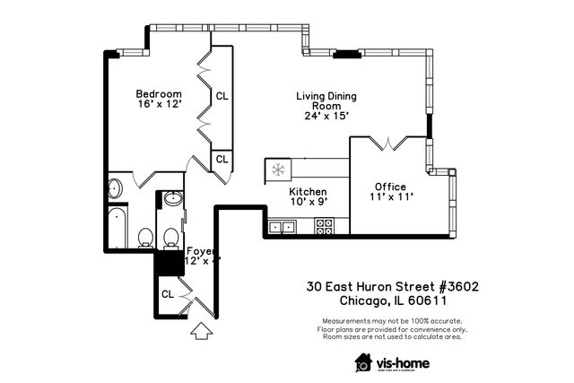 30 E HURON Street 3602, Chicago, IL 60611