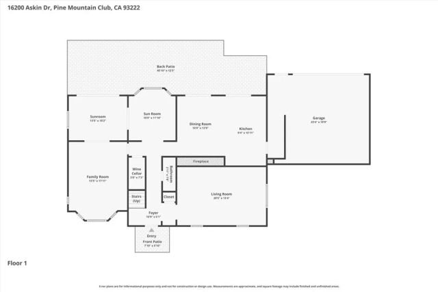 16200 Askin Drive, Pine Mountain Club, CA 93222
