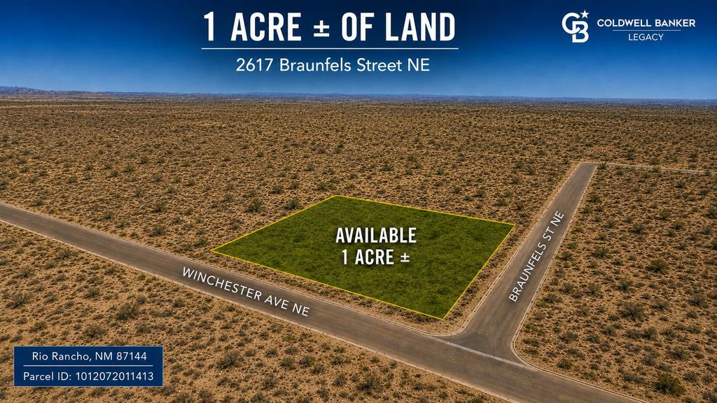 2617 Braunfels Street NE, Rio Rancho, NM 87144
