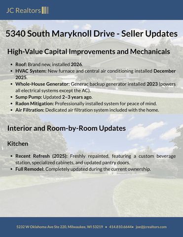 5340 S Maryknoll DRIVE, New Berlin, WI 53151