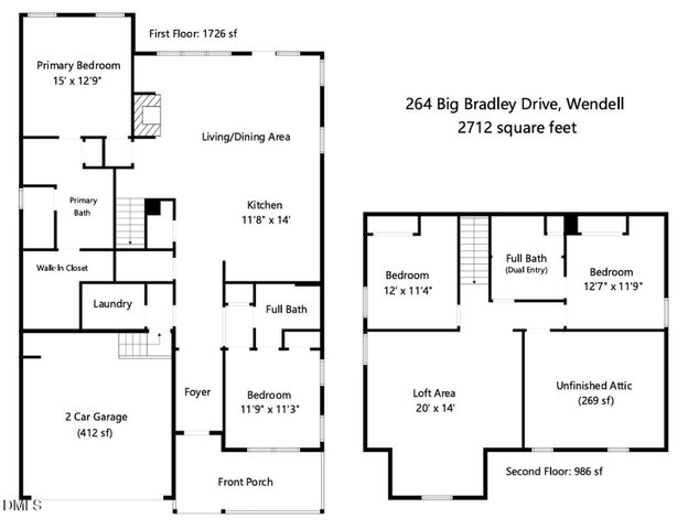 264 Big Bradley Drive, Wendell, NC 27591