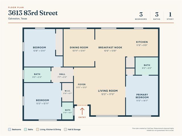 3613 83rd Street, Galveston, TX 77554