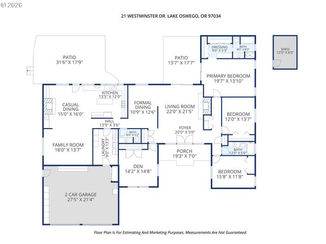 21 WESTMINSTER Dr, Lake Oswego, OR 97034
