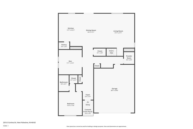 2515 S Carlota Drive, New Palestine, IN 46163