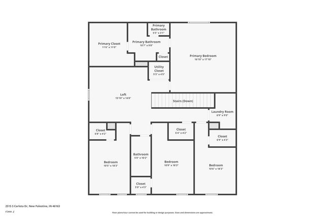2515 S Carlota Drive, New Palestine, IN 46163