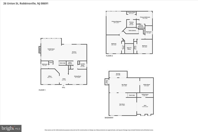 26 UNION, Robbinsville, NJ 08691
