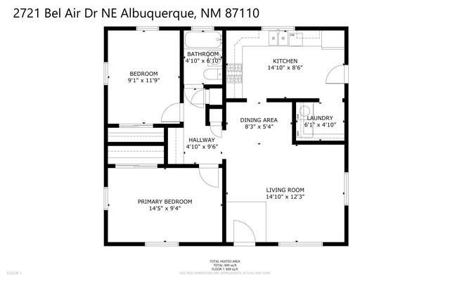 2721 Bel Air Drive NE, Albuquerque, NM 87110