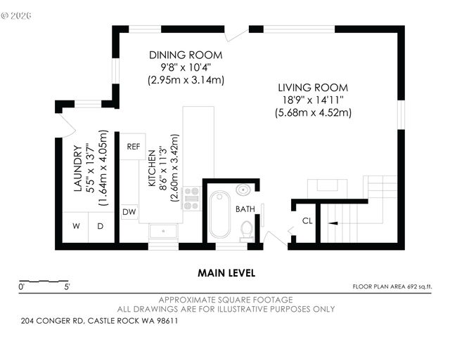 204 CONGER Rd, Castle Rock, WA 98611