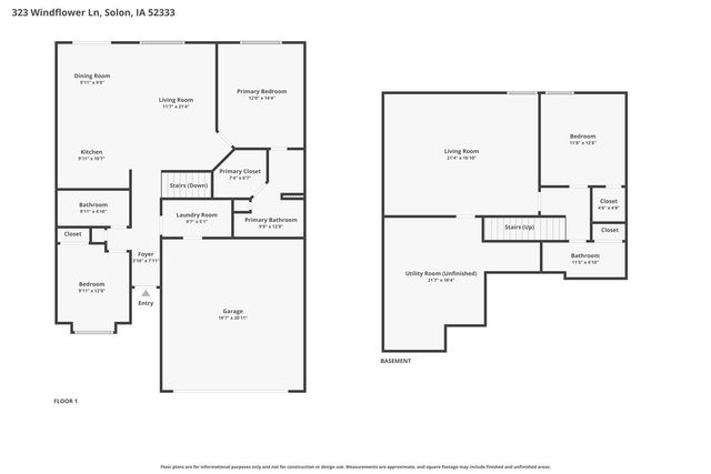 323 Windflower Ln, Solon, IA 52333
