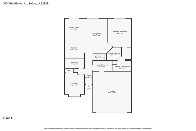 323 Windflower Ln, Solon, IA 52333