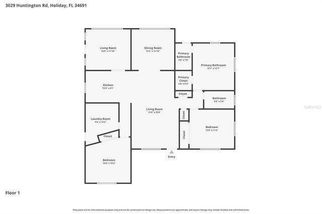 3029 HUNTINGTON ROAD, Holiday, FL 34691