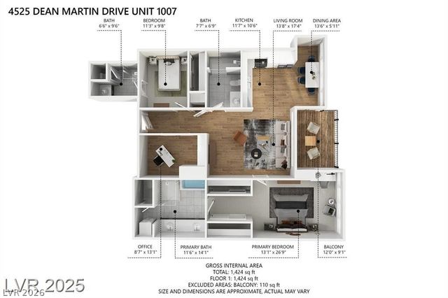 4525 Dean Martin Drive 1007, Las Vegas, NV 89103