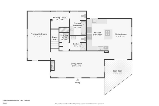 515 Burnside Bend, Boulder Creek, CA 95006