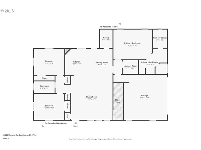66020 MEISSNER Rd, Deer Island, OR 97054
