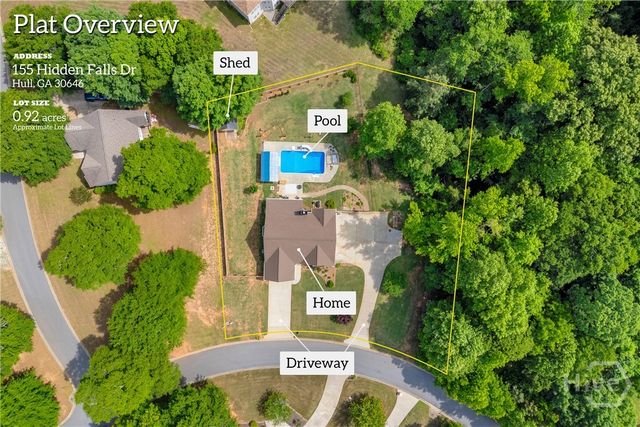 155 Hidden Falls Drive, Hull, GA 30646