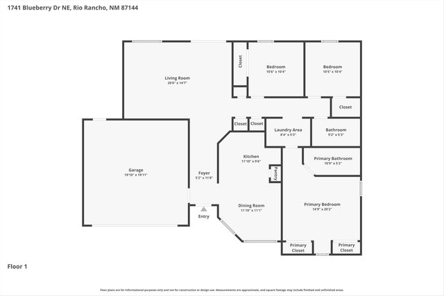 1741 Blueberry Drive NE, Rio Rancho, NM 87144