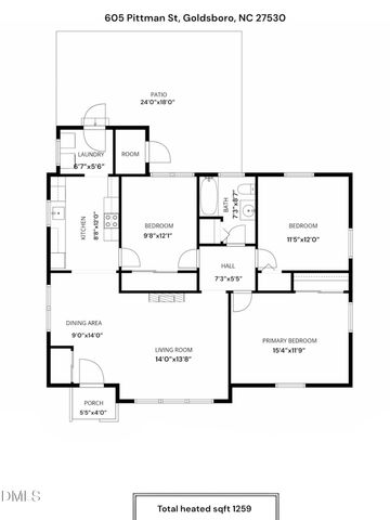 605 Pittman Street, Goldsboro, NC 27530