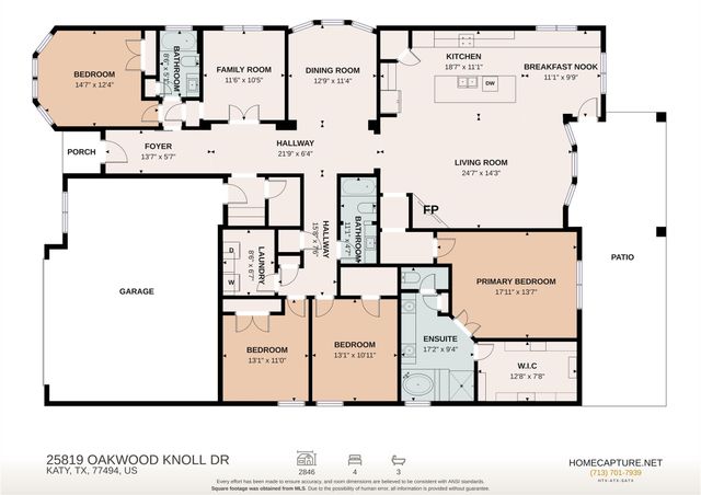 25819 Oakwood Knoll Drive, Katy, TX 77494