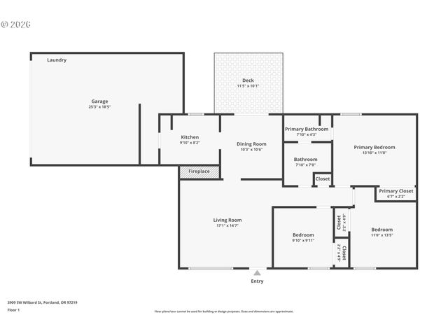 3909 Sw WILBARD St, Portland, OR 97219