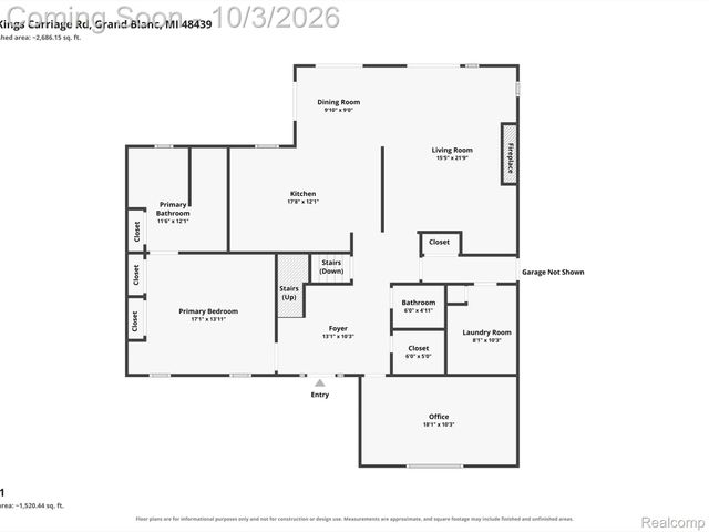 1304 Kings Carriage Road, Grand Blanc, MI 48439