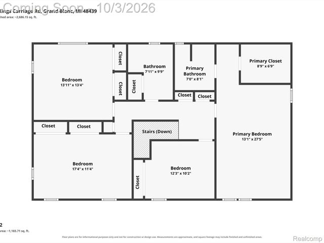 1304 Kings Carriage Road, Grand Blanc, MI 48439