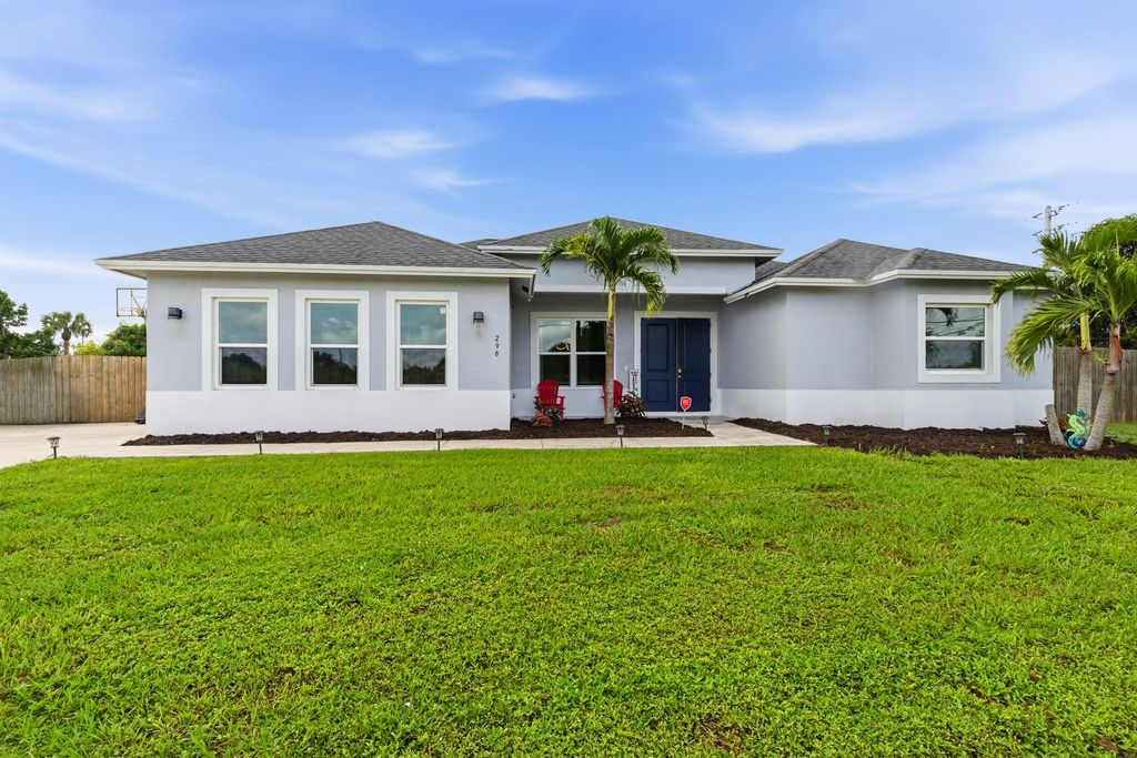 296 SW MILLARD Drive, Port St. Lucie, Port St Lucie, FL 34953